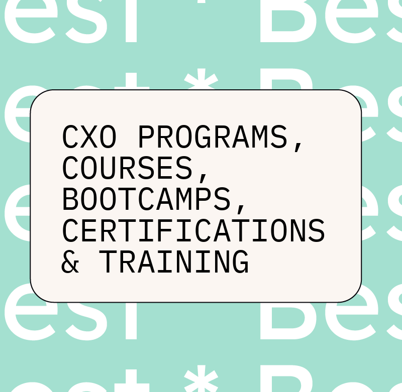 Cxo programs courses bootcamps certifications training generic best of 73158