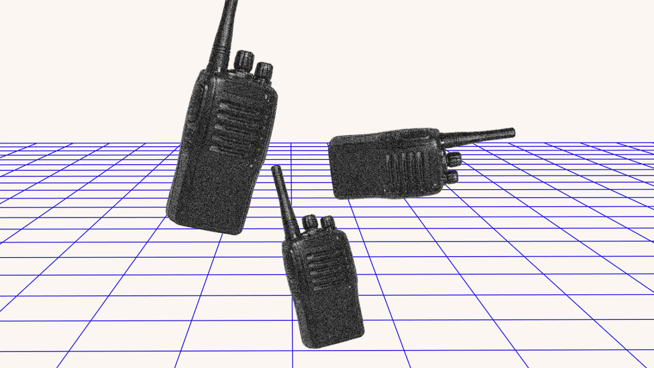 walkie talkies on a white background for customer service best practices